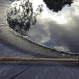 28  louche en grès et bambou