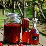 DSC03532  Nos vinaigres gourmands doux aromatiser issu des fruits de notre jardin