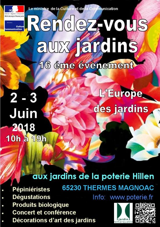 rendez-vous aux jardins de la poterie hillen 2018